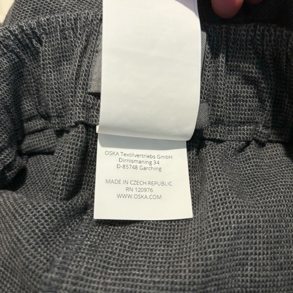 OSKA Sz 3 (vanity) Cotton Blend Tapered Leg Pull On Pants with Unlined Pockets - Picture 15 of 15